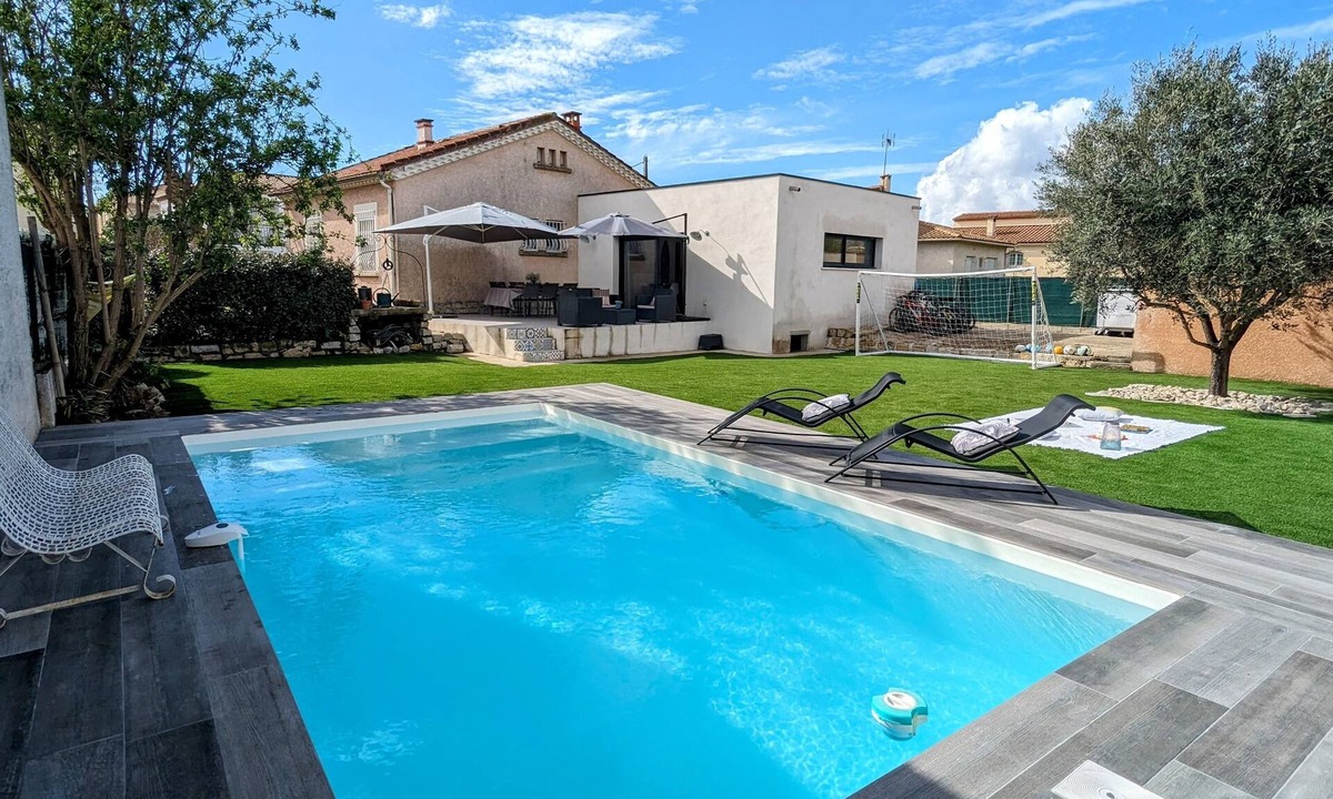 Mauguio Villa | Villa Avec Piscine Proche de la Mer,idéale Pour Vacances en Famille