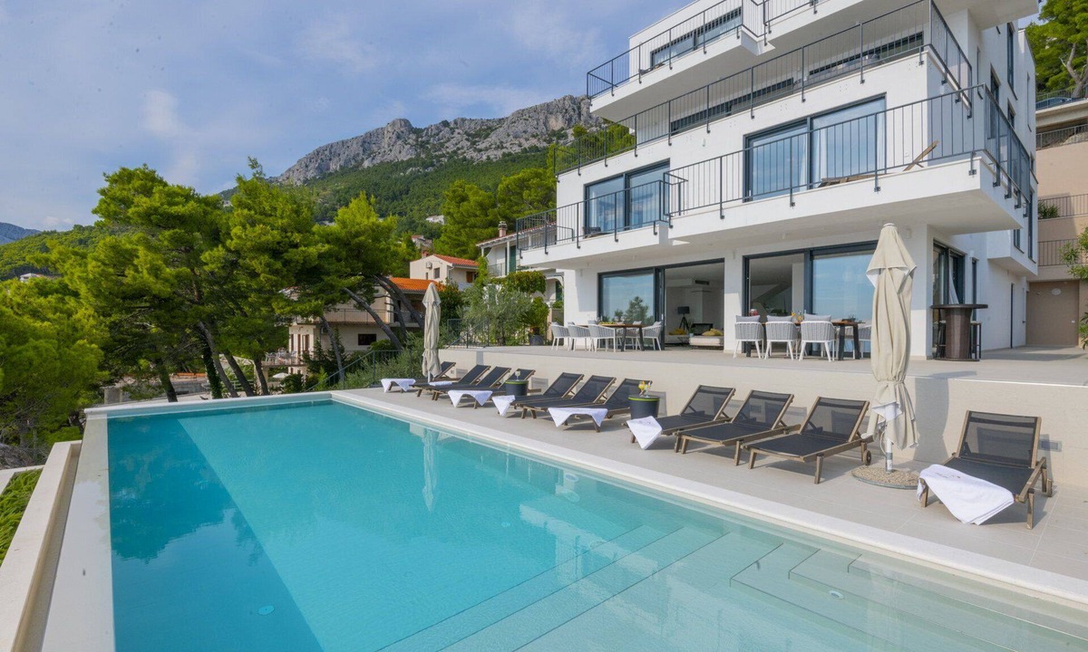 Brela Villa | Villa Azul Grande with Heated Pool