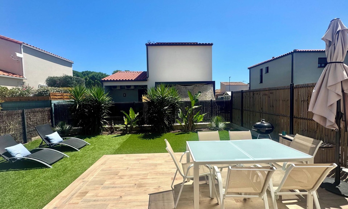 Sainte-Marie-Plage House | Villa Bambou, Jolie Maison Neuve à 10 Minutes à Pied de la Plage