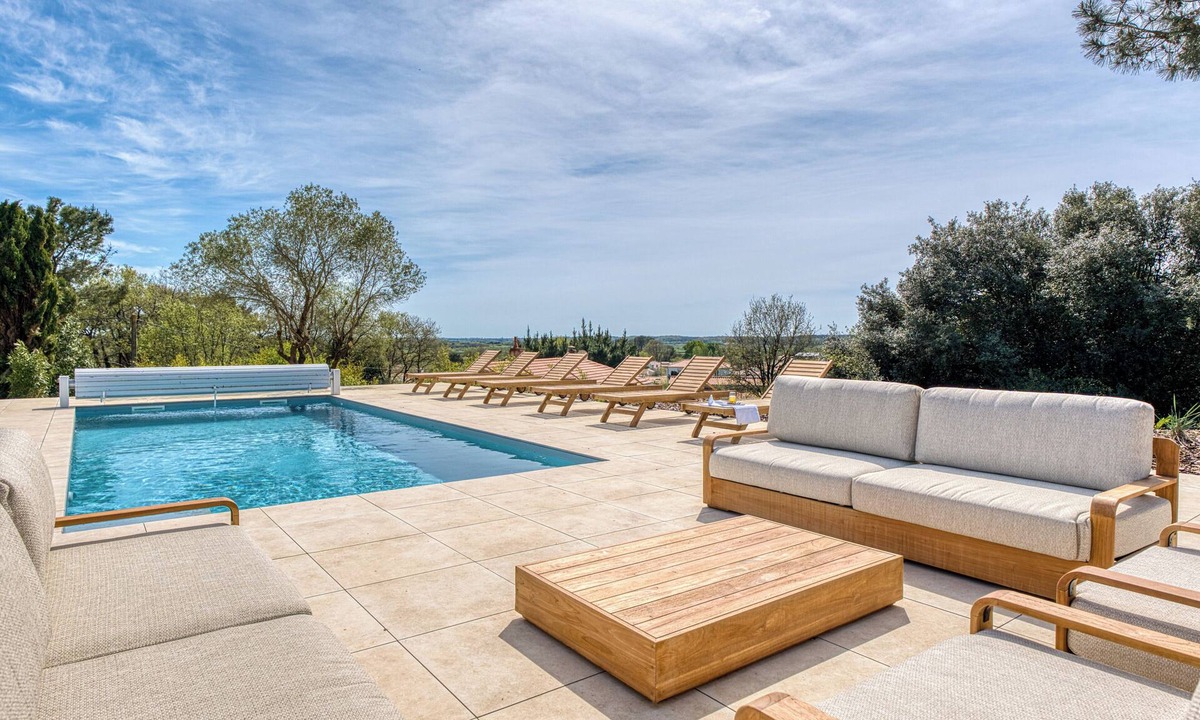 Brem Sur Mer Villa | Villa Belvédère: Pool, Spa, Panoramic View, Sleeps 8 in Brem