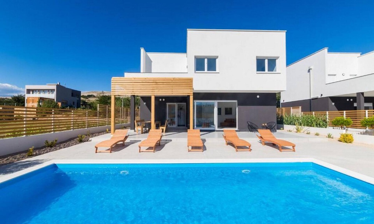 Pag Villa | Villa Belveder II - charming house with outdoor pool