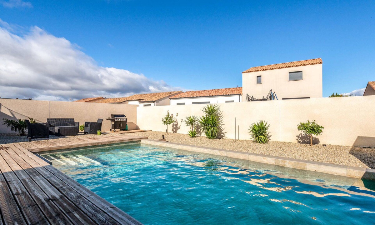 Salleles-d'Aude House | Villa Céline - House with pool