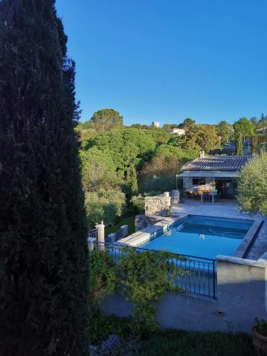 Vezenobres Villa | Villa climatisée avec vue panoramique et piscine sans vis à vis.
