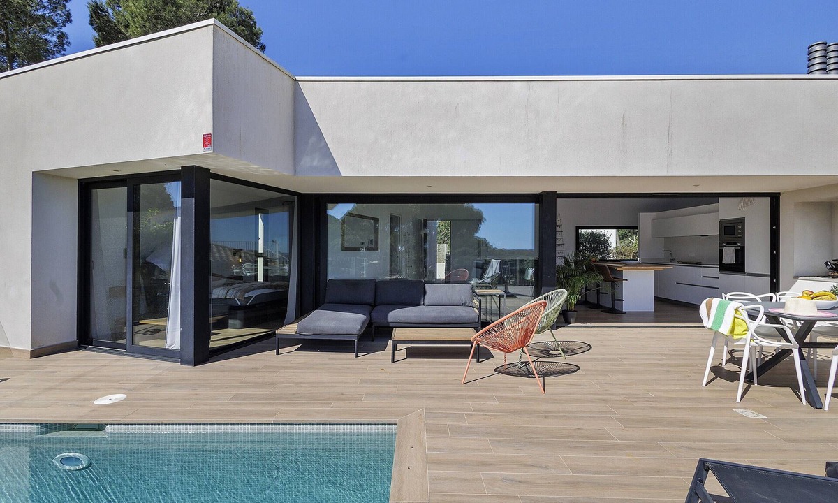 Pals House | Villa con piscina, aire acondicionado y vistas al mar