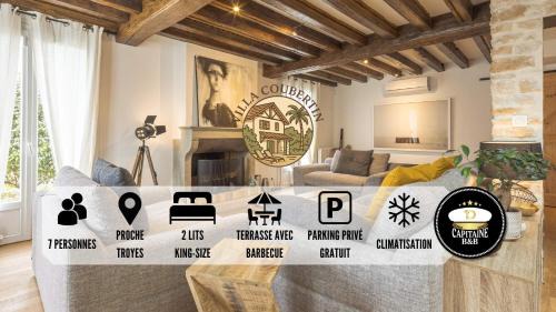 La Riviere-de-Corps Villa | Villa Coubertin - Premium - 7 pers