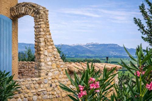 Cairanne Villa | Villa dans les vignes - Piscine - Vue Ventoux