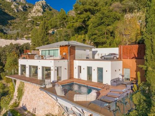 Roquebrune-Cap-Martin Villa | Villa de luxe avec vue panoramique sur la mer et Monaco
