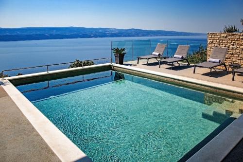 Celina Villa | Villa Dispet, sea view, heated pool, cinema, wellness