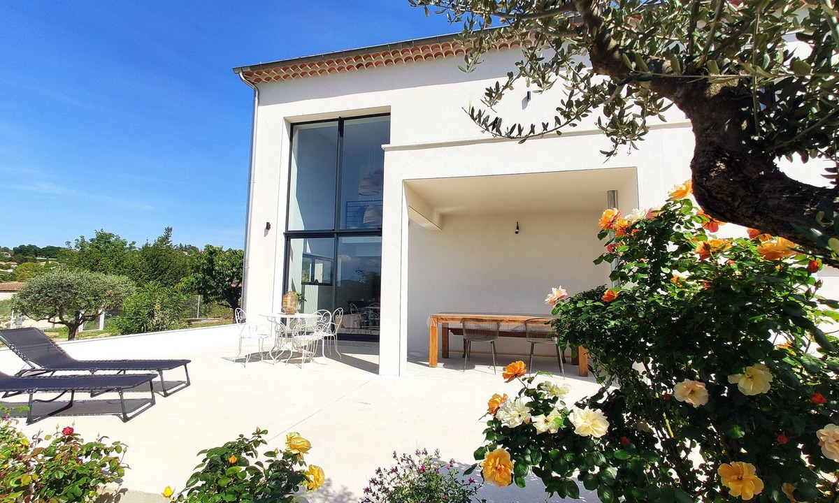 Barjac Villa | Villa Dumas with panoramic view