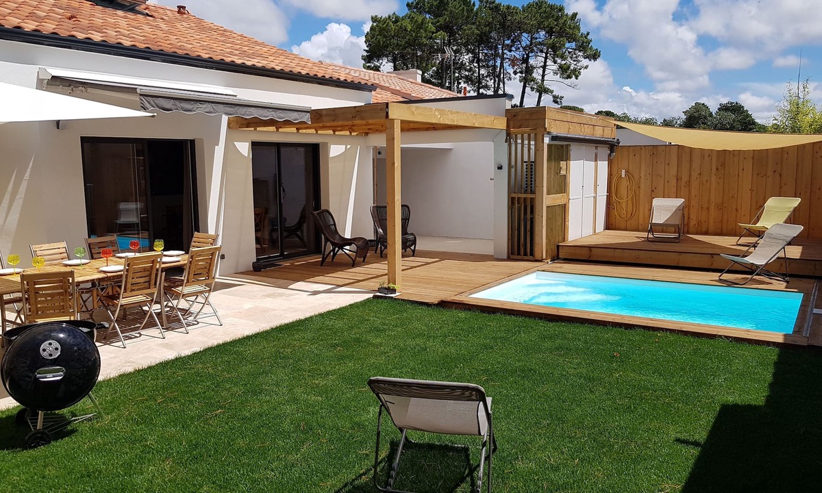 Saint-Jean-de-Monts House | VILLA EXCEPTIONNELLE "L'Orchidée " PRIVATE SWIMMING POOL 8 + 2