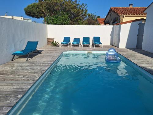 Le Barcares Villa | Villa familiale, piscine à 100 m de la plage - 8ALBAU26