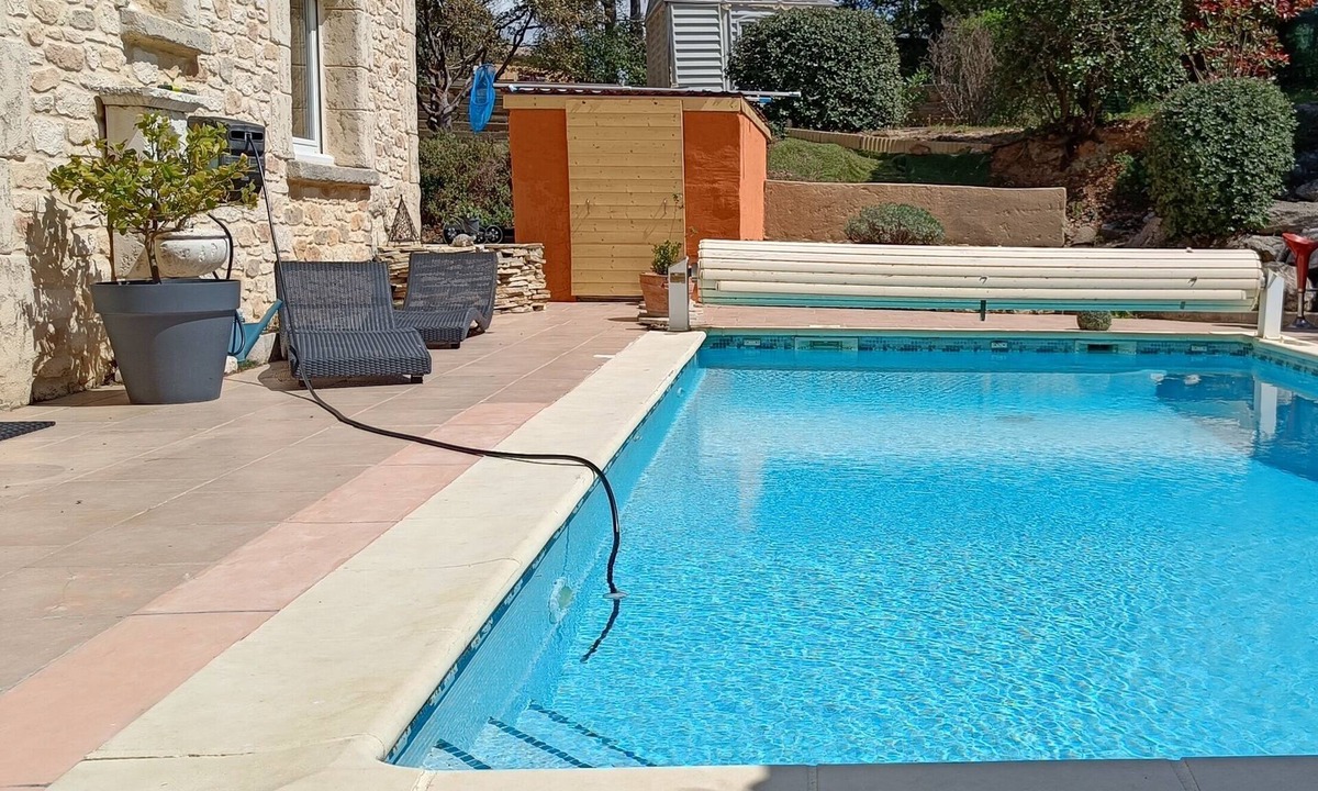 Saint-Andre-d'Olerargues Villa | Villa Privée, Piscine Chauffée, Jacuzzi, Sauna, Baby Foot, Jeux D'arcade