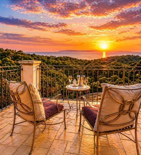 Punta Kriza Villa | VILLA GEMINI Luxus Pool und Meerblick Punta Križa