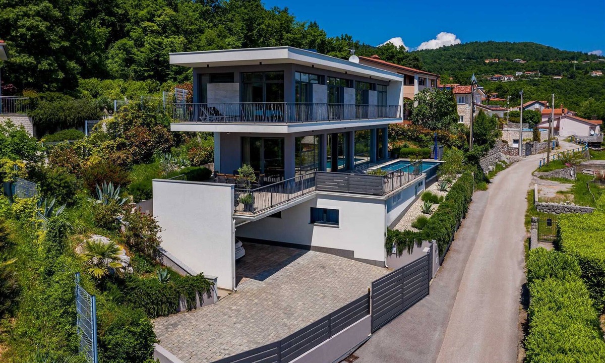 Poljane Villa | Villa Grand Vision - modern luxury villa with a private pool, sea views and 5 bedrooms by MyWaycation