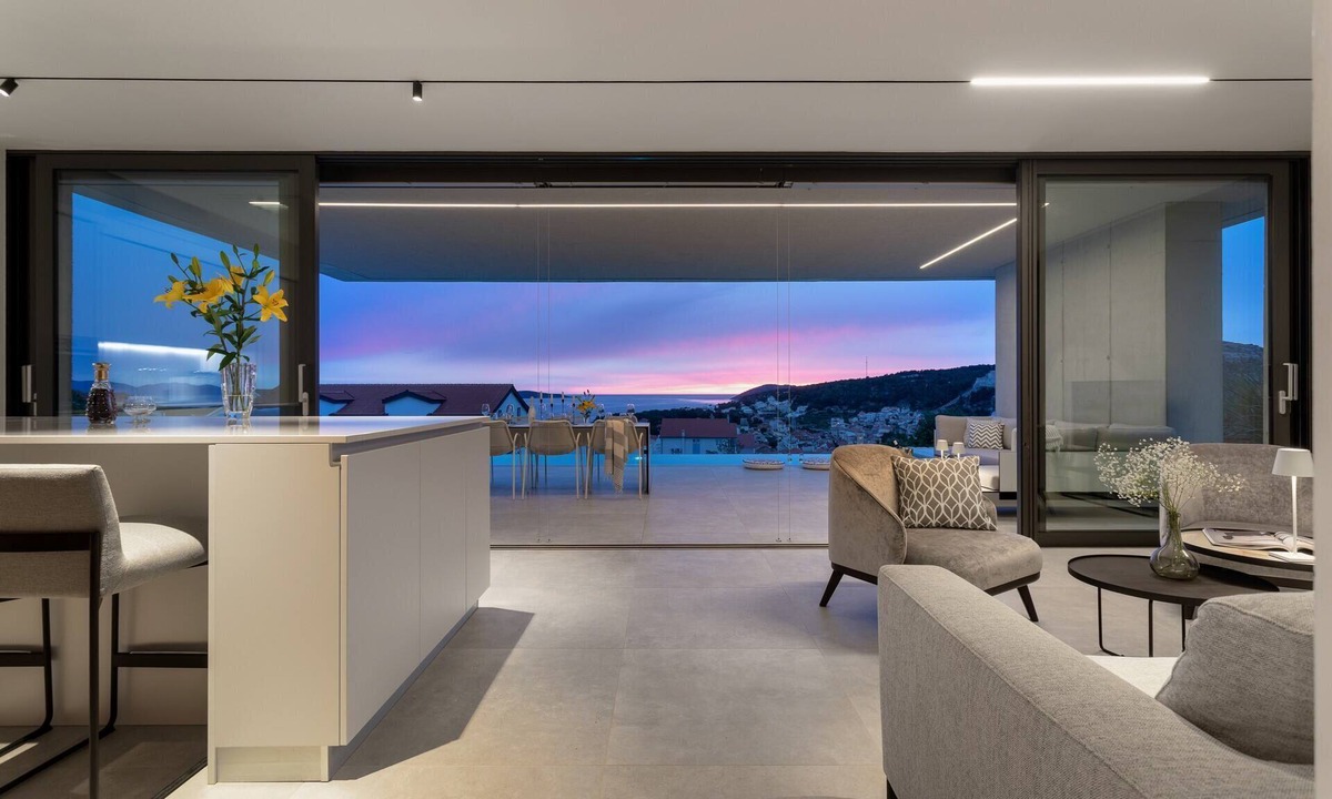 Hvar Villa | Villa Infinity Residence with infinity pool, sea view, outdoor kitchen, bbq