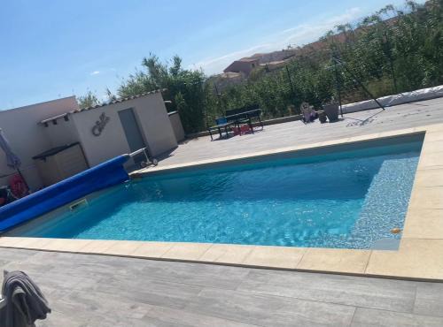 Brouilla Villa | Villa Kaly,piscine privée plein sud, climatisation, internet