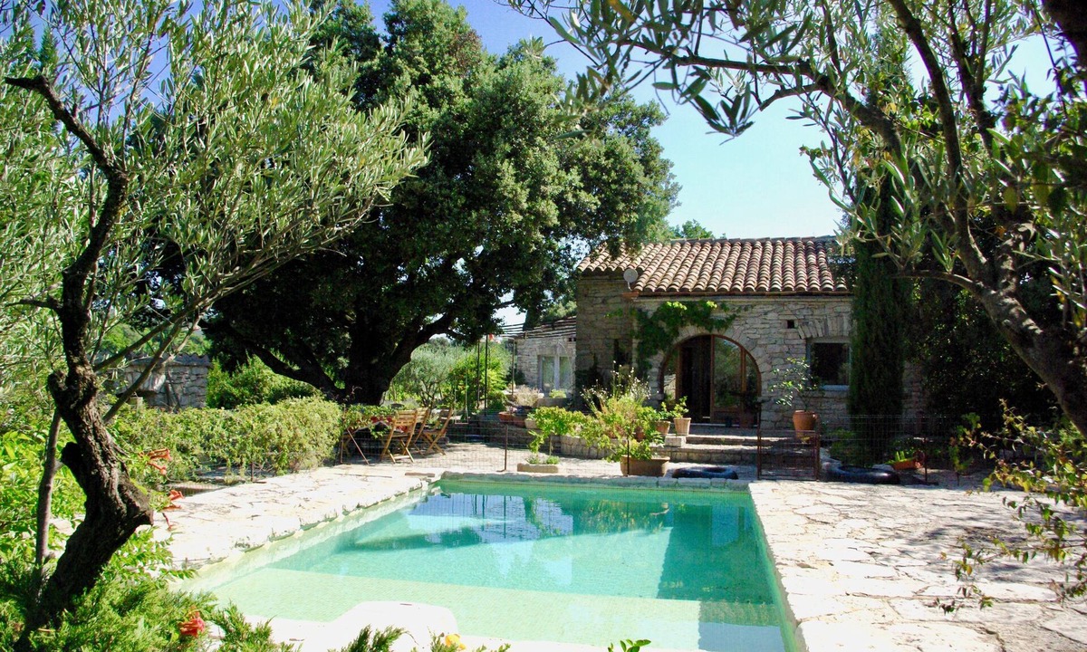 Ferrieres-les-Verreries House | Villa Les Bouyssières - Fairytale Stone House, Pool, Enchanting Gardens & Views.