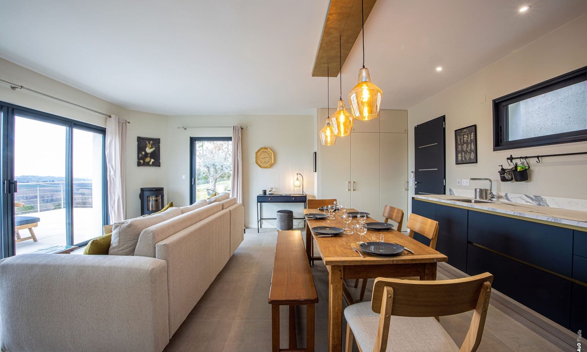 Salvagnac Villa | Villa Le Belvédère - Design - Pool - View - Gaillac
