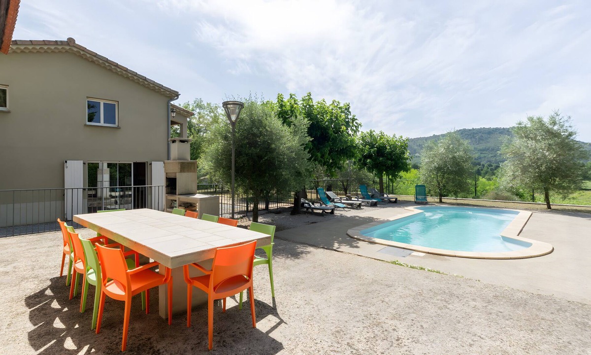 Chambonas Villa | Villa "Le Serre Du Puech" with Mountain View, Private Pool & Wi-Fi