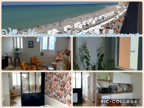 Mers-les-Bains Apartment | Villa Mignon grand studio vue Mer