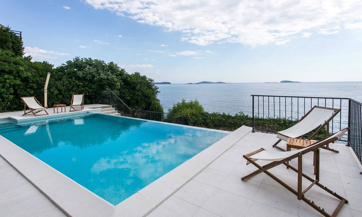 Mlini Apartment | Villa Mirjana - Standard Studio Apartment with Terrace and Sea View (Lavanda)