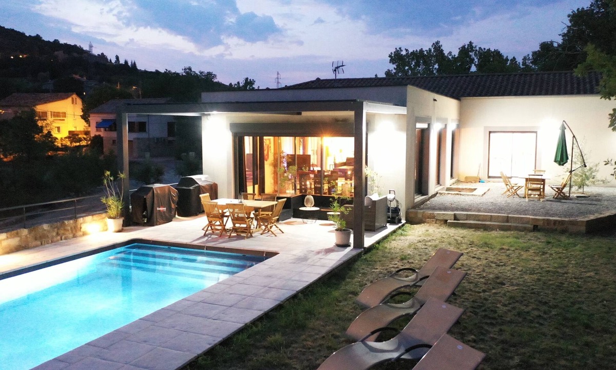 Chassagnes Villa | Villa Moderne - L'ardoualibre - Les Vans