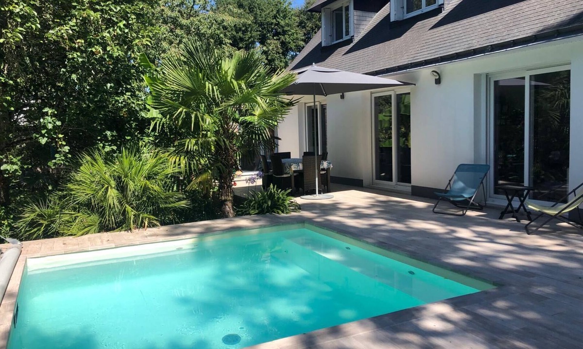Saint-Erblon House | Villa Oasis, swimming pool, axis Rennes/Nantes