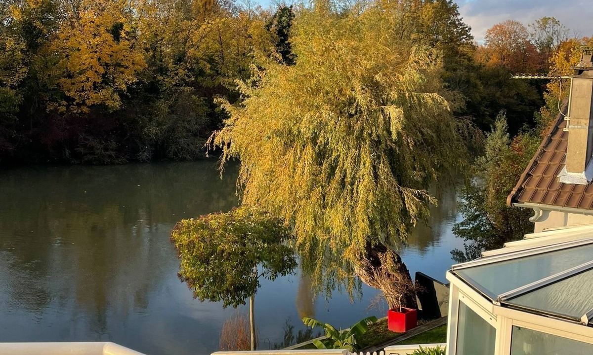 Chennevieres-sur-Marne House | Villa on the banks of the Marne, spacious and bright, swimming pool, sauna, near RER station