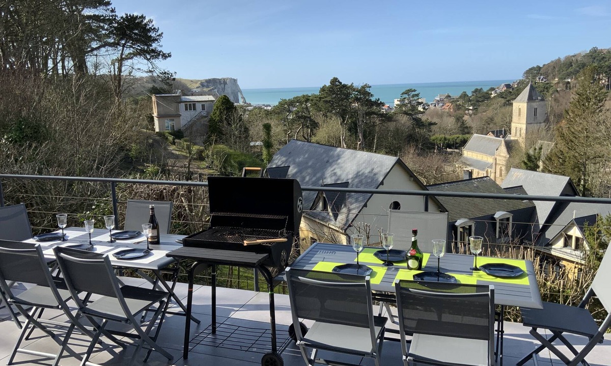 Etretat Villa | Villa Panorama, sea view and cliffs of Etretat