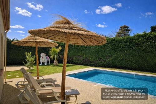 Bon-Encontre Villa | Villa piscine chauffée babyfoot pétanque ping-pong