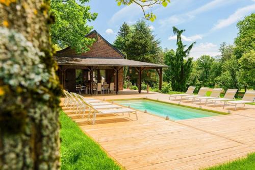 Brognon Villa | Villa piscine jacuzzi étang ,la casa del cookie 2