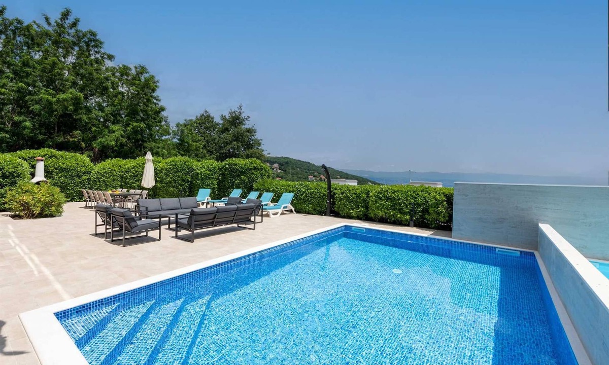 Poljane Villa | Villa Sole - five bedrooms with sea views and a private pool by MyWaycation