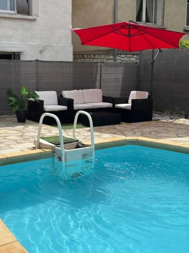 La Chamberte Villa | Villa spacieuse avec piscine privée à Montpellier