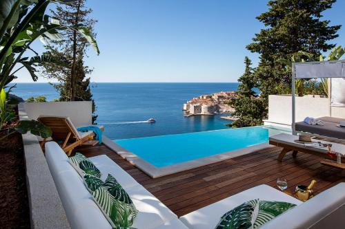 Dubrovnik Villa | Villa T Dubrovnik - Wellness and Spa Luxury Villa with spectacular Old Town view