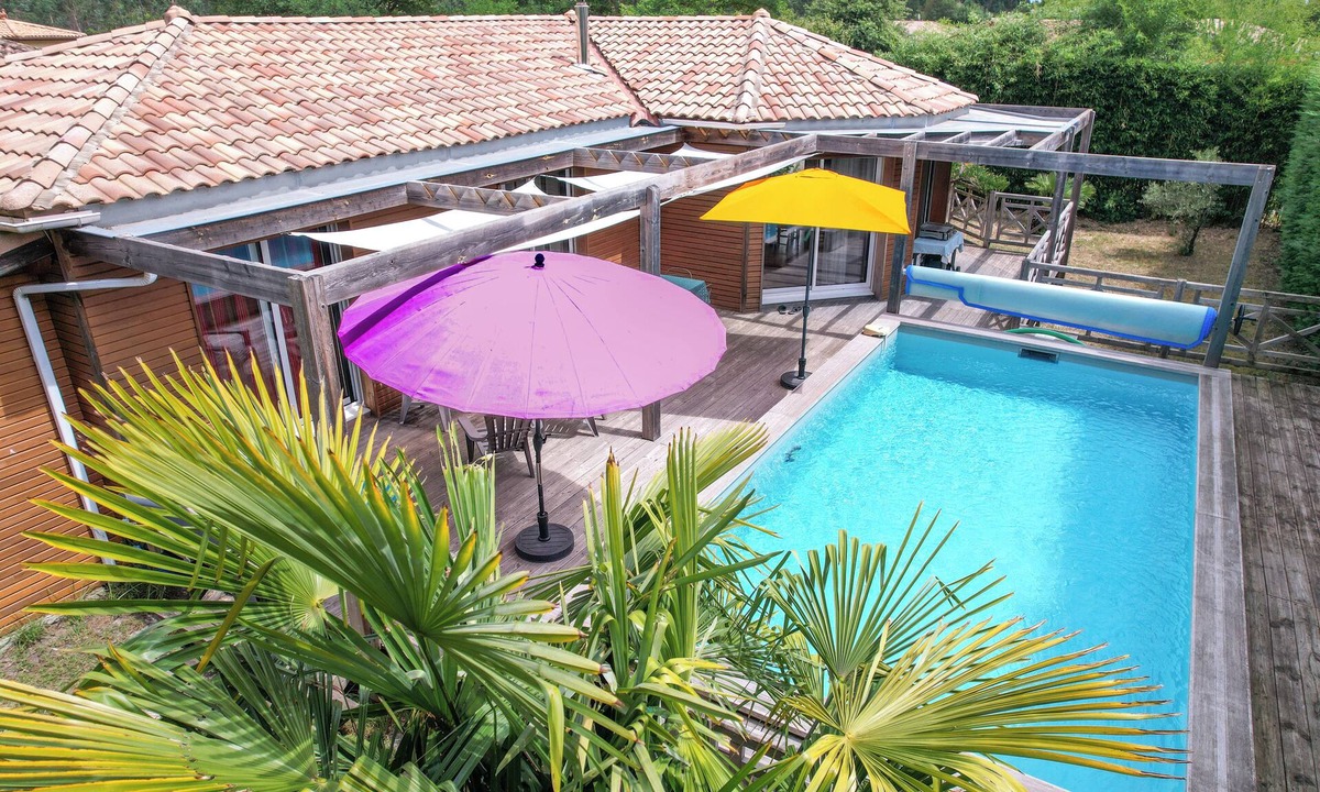 Saint-Paul-en-Born Villa | Villa Ti'plage with private pool, internet, near lake and ocean Mimizan
