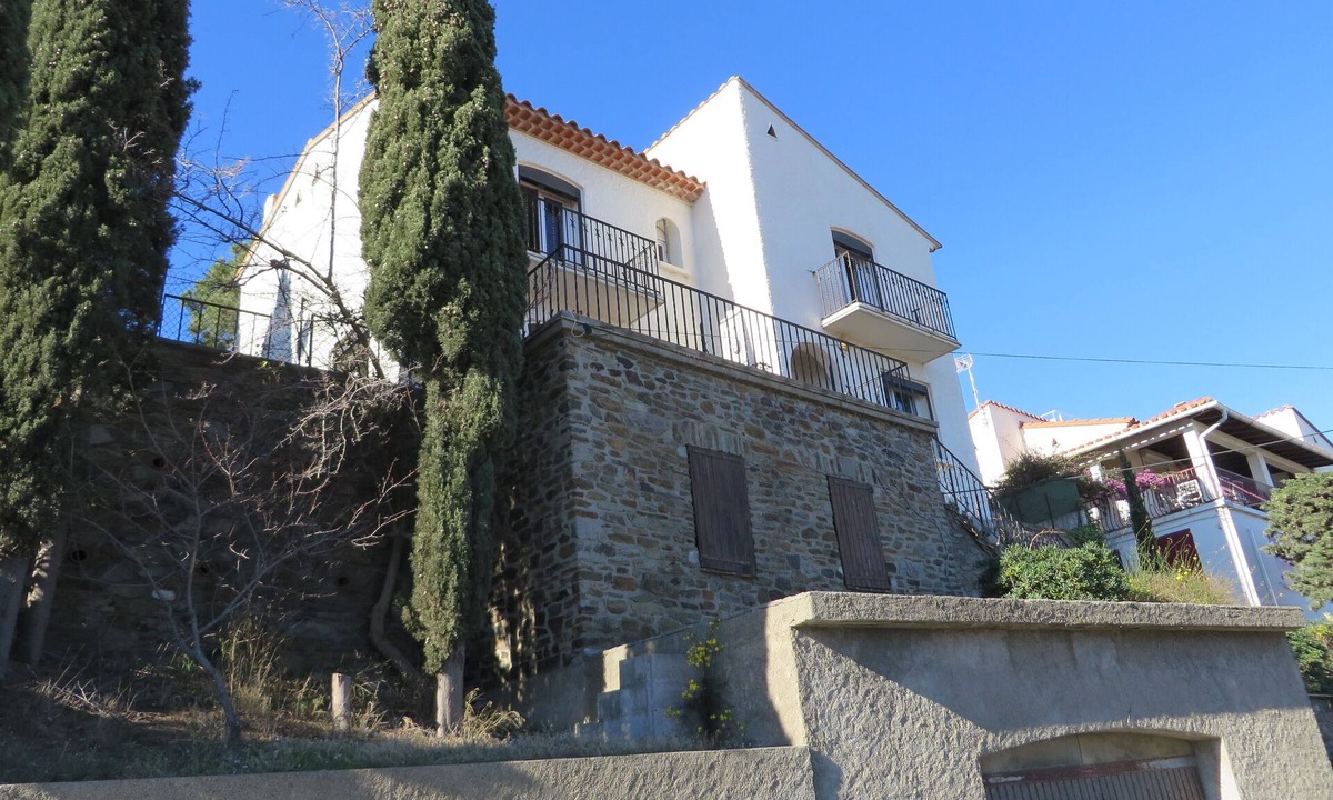 Port-Vendres Villa | Villa Type MAS Catalan SUR LES Hauteurs DE Port-vendres VUE SUR MER ET Port