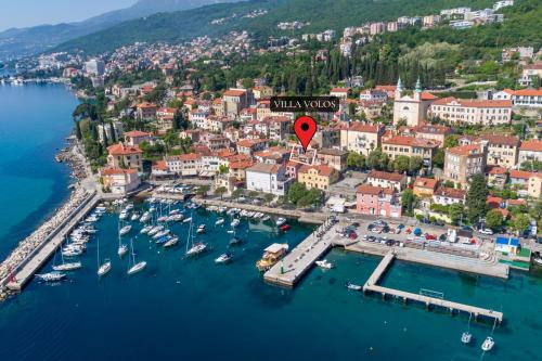 Volosko Apartment | Villa Volos, roof terrace, sea view, private parking