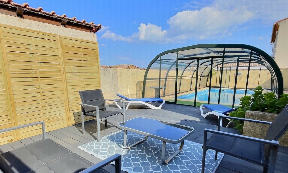 Vendres Villa | Villa with pool 10 minutes from the beaches.