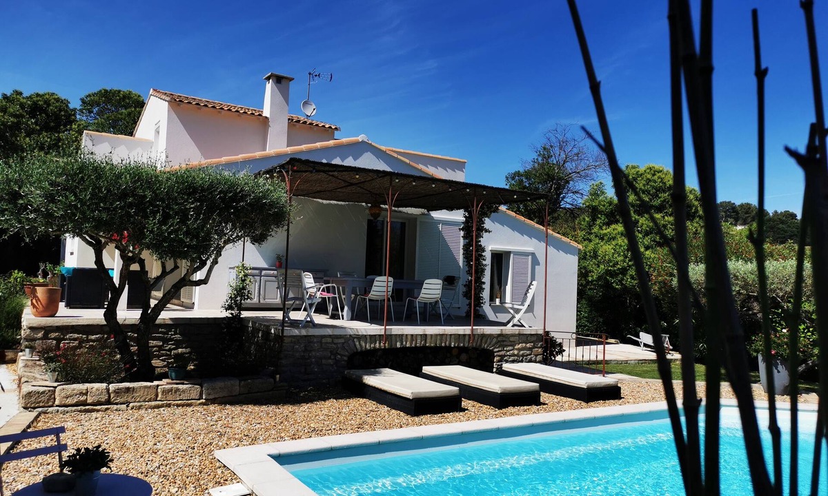 Congenies Villa | Villa with swimming pool without vis-à-vis, quiet.