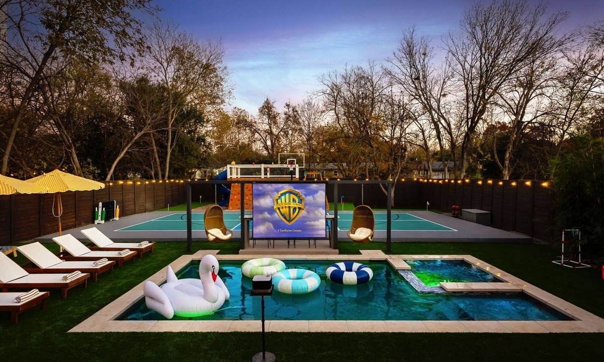 Brentwood House | Vinyl Vault: Pickleball, Pool, Playground, Poker by Hello Hideout