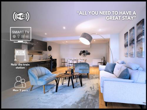 Visp Apartment | Visp Chic for 2