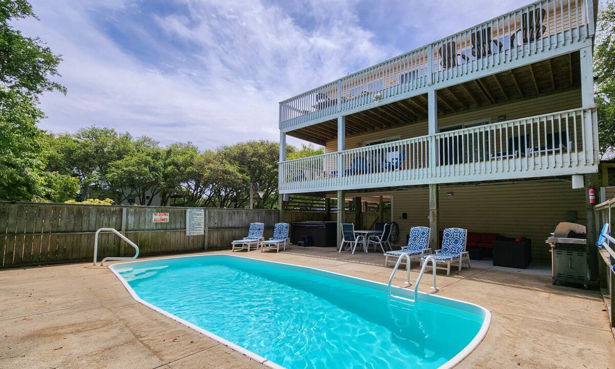 Carolina Dunes House | Vitamin Sea - Recently updated 4 BR oceanside home w/Private Pool and Hot Tub