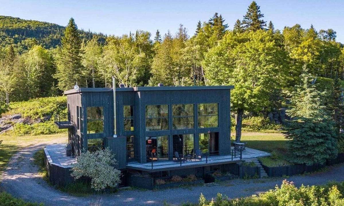 Saint Donat Ski Chalet | Vue panoramique Spa Moderne