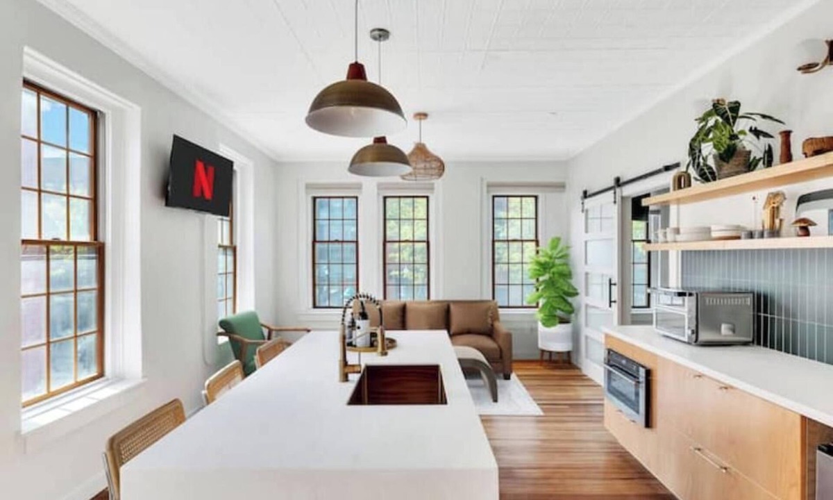 Downtown Syracuse Apartment | Walk Score 99 High End Design Remote Work Special