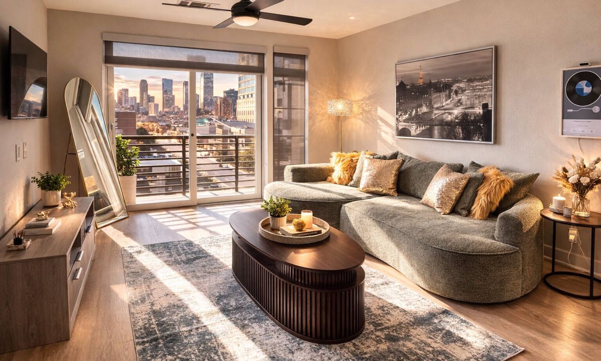 Deep Ellum Apartment | Walk to Bars + Restaurants + Skyline Views. Steps to State Fair. Free Parking.