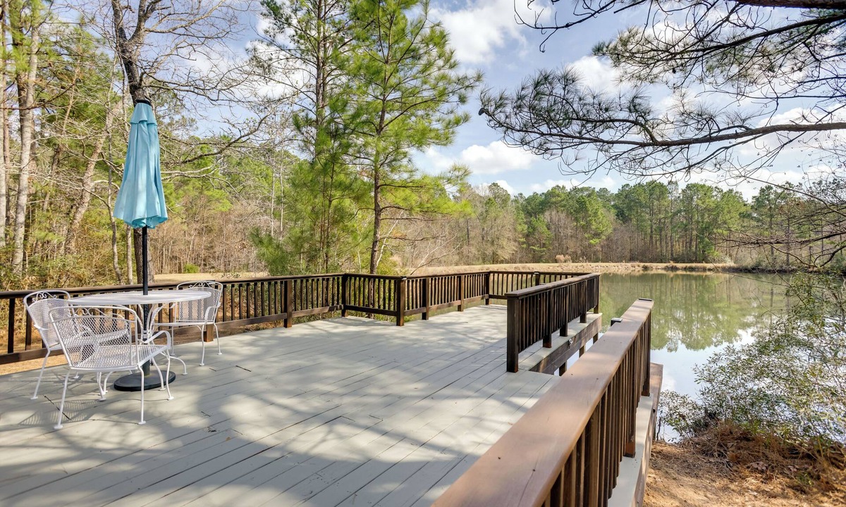Montgomery House | Walk to Fishing Pond! Wooded Montgomery Retreat