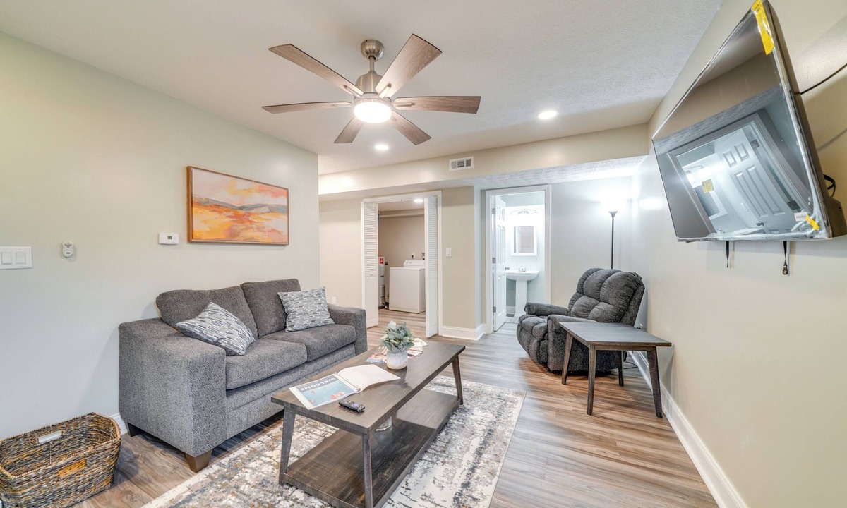 Clifton Heights House | Walk to Mellwood Art Center: Home w/Private Deck!