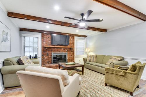 Cary House | Walk to Parks & Town Square: Cary Home w/Yard!