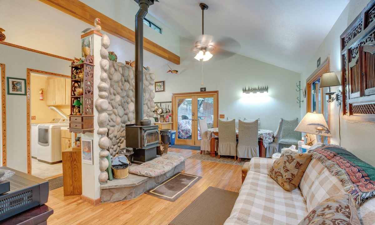 Placerville Cabin | Walk to River: Secluded Placerville Cabin w/Deck