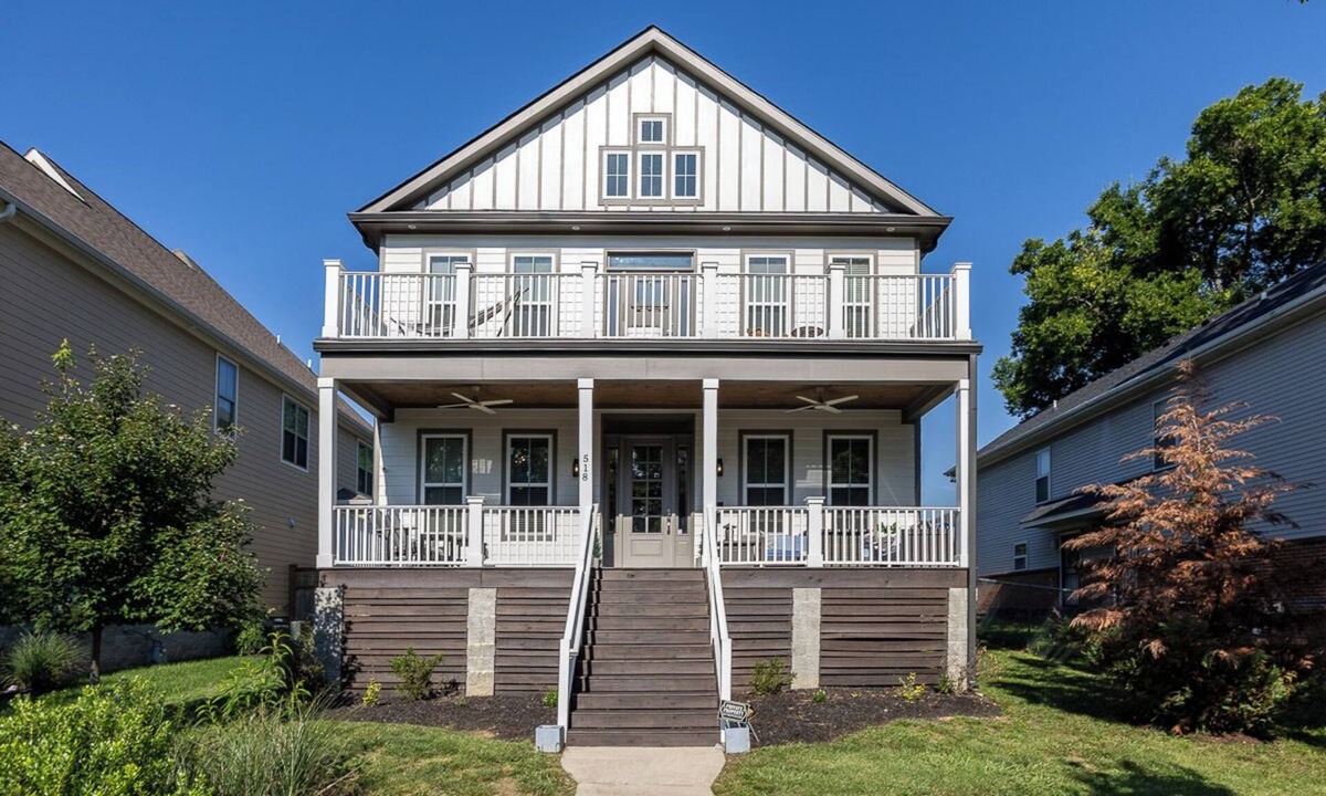Shelby Hills House | Walk to Stadium & Downtown/King Beds/Porches/Cardio Equip